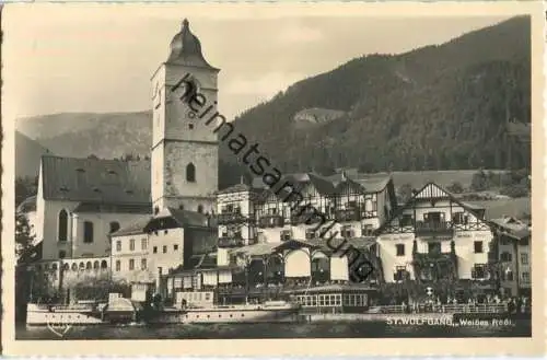 St. Wolfgang - Weißes Rößl - Foto-Ansichtskarte