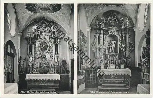 Weihenlinden - Wallfahrtskirche - Altar Mutter der schönen Liebe - Altar Christus der Schmerzensmann