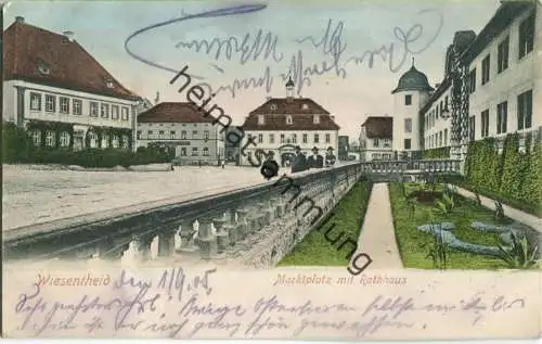 Wiesentheid - Marktplatz - Rathaus