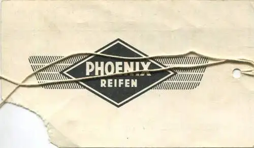 Deutschland - Hamburg - Hamburger Stadtpark-Rennen 1952 - Phoenix-Tribüne Ehrenkarte