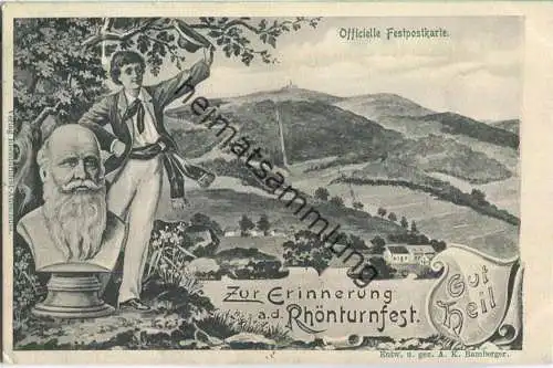 Poppenhausen - 1. Rhönturnfest 1905 - Entwurf A. K. Bamberger