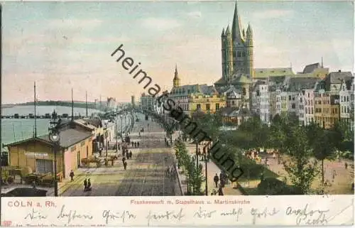 Köln - Frankenwerft - Stapelhaus - Martinskirche
