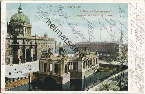 Berlin - Schloss - Eosanderportal - Denkmal Wilhelm d. Grossen