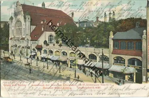 Berlin - Prenzlauer-Berg - Ausschank der Brauerei Königstadt - N 37 - Schönhauser Allee 10/11 - Oekonom Robert Liebing