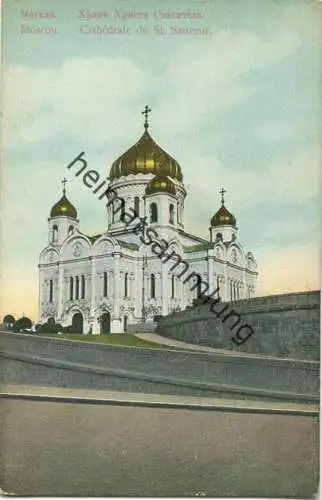 Moskau - Cathedrale du St. Sauveur ca. 1910