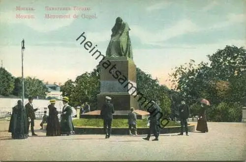 Moskau - Monument de Gogol ca. 1910