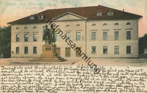 Weimar - Theater - Verlag Zedler & Vogel Darmstadt 1899 - gel. 1902
