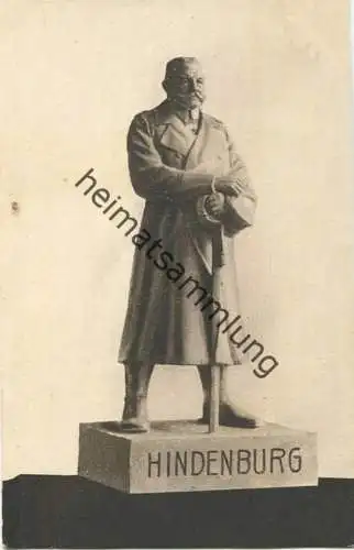 Wohlfahrts-Postkarte - Der Eiserne Hindenburg von Berlin - Verlag Hermann Bergmann Berlin