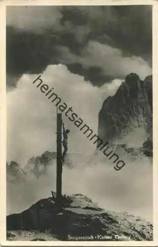 Stripsenjoch - Kaiser Gebirge - Foto-AK gel. 1942