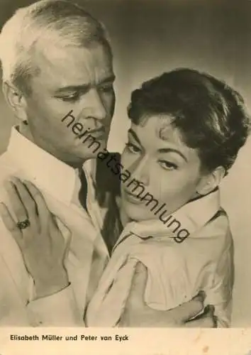 Elisabeth Müller und Peter van Eyck - VEB Progress Film Vertrieb Berlin 1961 - Keine AK-Einteilung