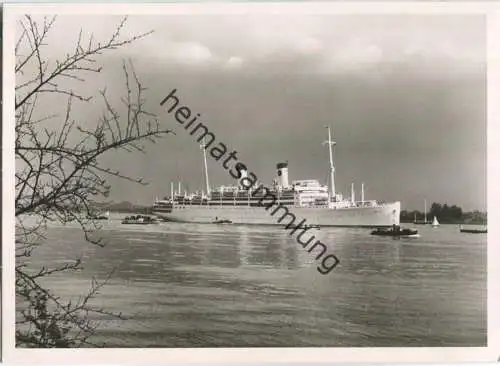 Hamburg - Övelgönne - M. S. Italia - Foto-Ansichtskarte