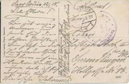 Saarlouis - Artilleriekaserne - Feldpost