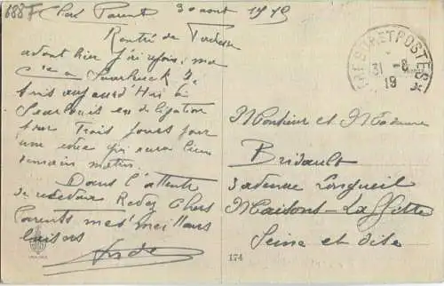 Saarlouis - Marktplatz - Französische Strasse - Feldpost