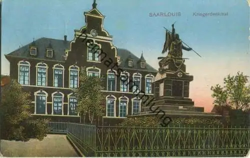 Saarlouis - Kriegerdenkmal - Höhere Mädchenschule - Feldpost