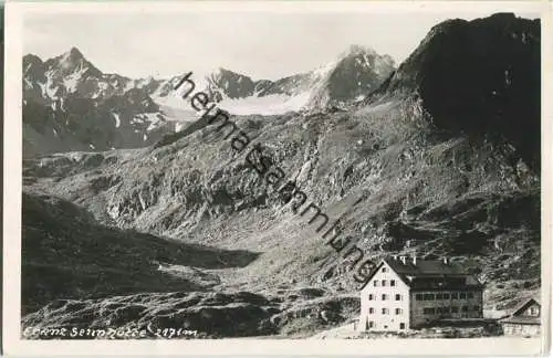 Stubaier Alpen - Franz Sennhütte - Foto-Ansichtskarte