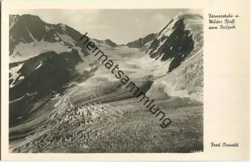 Stubaier Alpen - Peiljoch - Fernerstube - Wilder Pfaff - Foto-Ansichtskarte