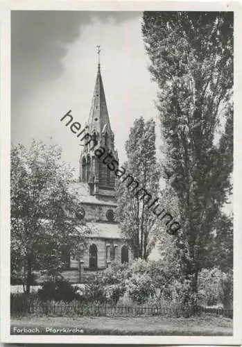 Forbach - Pfarrkirche - Foto-Ansichtskarte