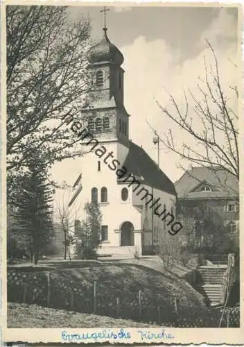 Pfullendorf - Evangelische Kirche - Foto-Ansichtskarte