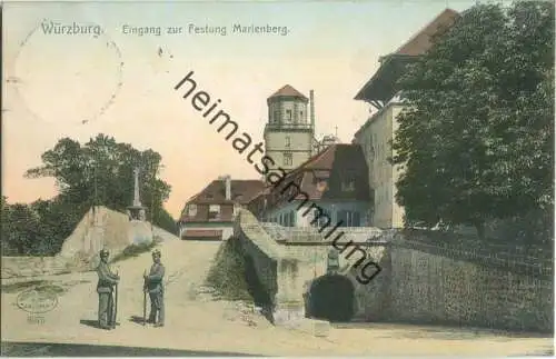 Würzburg - Eingang zur Festung Marienberg