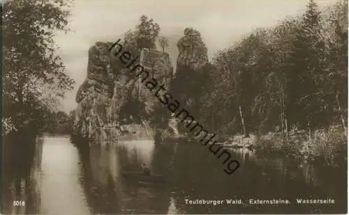 Teutoburger Wald - Externsteine Wasserseite - Foto-Ansichtskarte