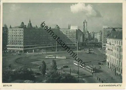 Berlin - Alexanderplatz - Strassenbahn