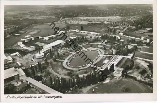 Berlin - Messegelände mir Sommergarten - Foto-Ansichtskarte 50er Jahre - Verlag Kunst und Bild Berlin