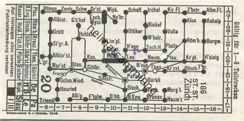 Schweiz - Zürich - Albisrieden - Fahrschein zur 100-Jahr-Jubiläum von Siemens in der Schweiz