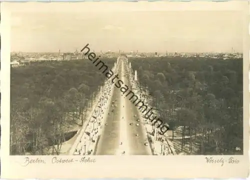Berlin - Ostwest Achse - Wessely-Foto 30er Jahre - Verlag Felix Setecki