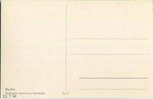 Berlin - Städtische Oper - Kantstrasse