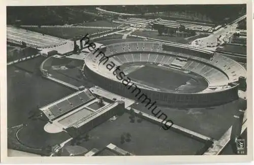 Berlin - Reichssportfeld - Luftbild - Amtliche Olympia-Postkarte Reichssportverlag Berlin - Foto-Ansichtskarte