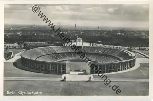 Berlin - Olympiastadion - Foto-Ansichtskarte - Verlag Hermann Schmidt Berlin