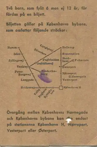 Schweden - Rabattbiljett - malmö F elMalmö Skoppsbron - Kobenhavns bybane - Fahrkarte