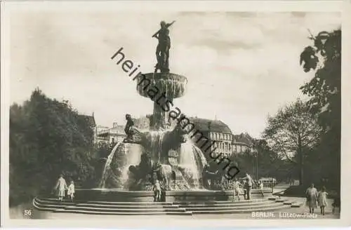 Berlin - Lützow-Platz - Herkules-Brunnen - Foto-Ansichtskarte 30er Jahre - Verlag J. Conrad Junga Berlin