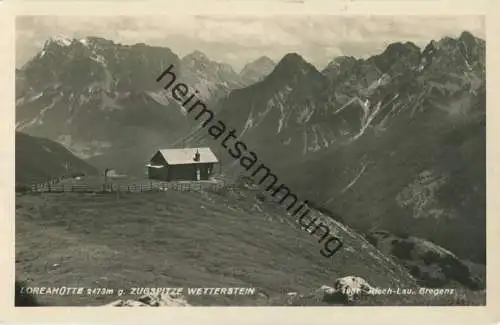 Loreahütte - Otto-Reinhardt-Hütte - Foto-Ansichtskarte