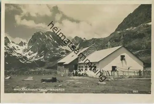 Madlenerhaus - Foto-Ansichtskarte