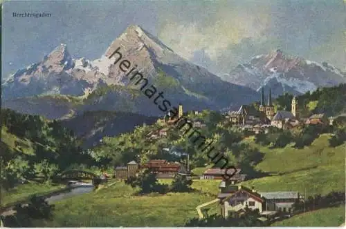 Berchtesgaden - Künstler-Ansichtskarte