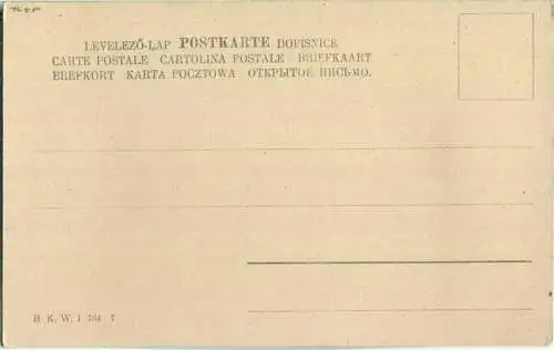Jagd - Jagdgesellschaft - signiert B. Kaufmann - Künstleransichtskarte ca. 1900 - coloriert