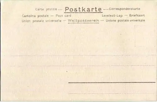 Jagd - Waldmorgen - signiert P. Hey - Künstleransichtskarte ca. 1900 - coloriert