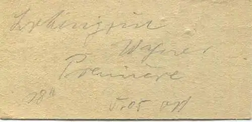 Deutschland - Berlin - Deutsche Staatsoper - Eintrittskarte 1958 - beschrieben "Lohengrin Wagner"