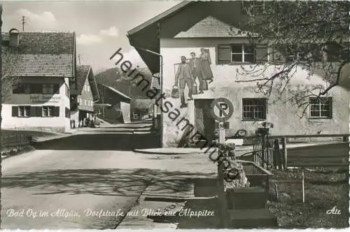 Bad Oy - Dorfstraße - Foto-Ansichtskarte