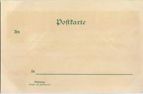 Jagd - Im vollen Trieb - Alfred Mailick - Künstleransichtskarte ca. 1900