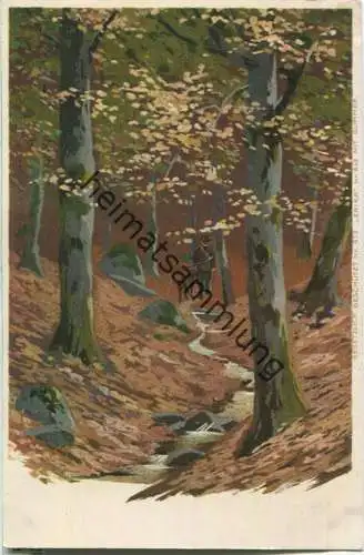 Jagd - Jäger - Jagdhund - Künstleransichtskarte ca. 1900