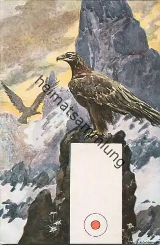 Jagd - Adler - Achleitner - Künstleransichtskarte ca. 1900