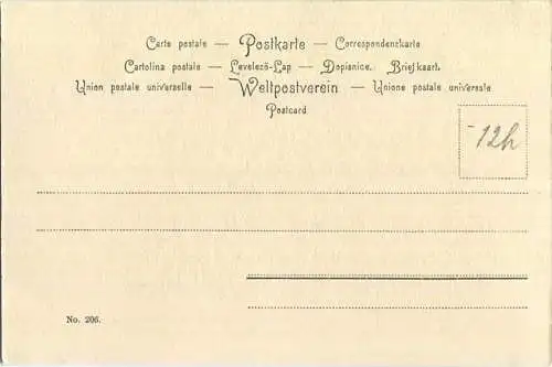 Jagd - Carl Zimmermann - Brunfthirsch - Künstleransichtskarte ca. 1900