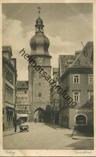 Coburg - Spitalturm - Verlag Rich. Zieschank Ronneburg