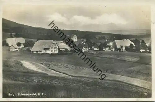 Lenzkirch-Saig - Foto-AK - Verlag Emil Hartmann Mannheim