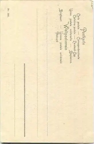 Jagd - R. A. Jaumann - Sommermorgen - Künstleransichtskarte ca. 1900