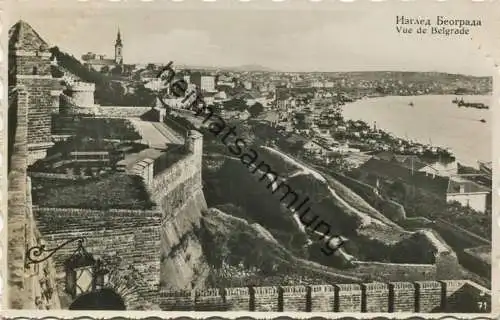 Vue de Belgrad - Foto-AK - gel. 1932