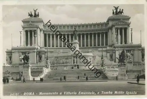 Roma - Monumento a Vittorio Emanuele - Foto-AK