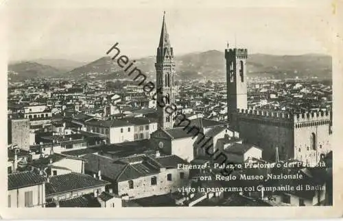 Firenze - Palazzo Pretorio - Foto-AK - gel. 1932